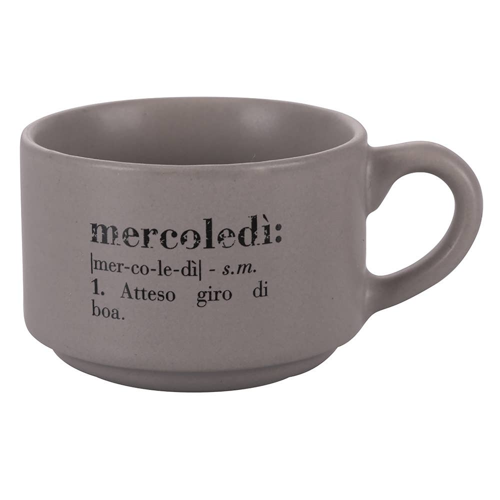 Set tazzine “ Week” con stand